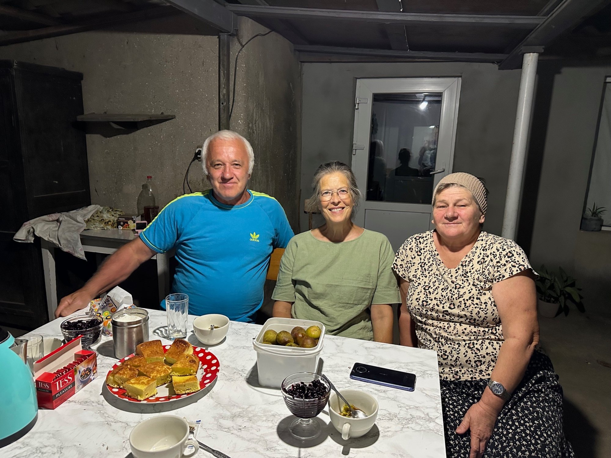 Supper with Kolya and Liuda